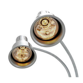 heat lamp IWL500ST stainless steel | number of radiators 2 product photo  S