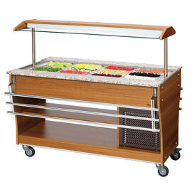 125503 Tablettrutsche, zu Gastro Buffet T, GN 4x 1/1, Edelstahl, 4,2 kg, 1460 x 312 mm product photo  S