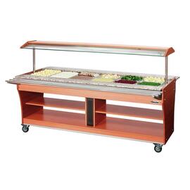 125504 Tablettrutsche, zu Gastro Buffet T, GN 6x 1/1, Edelstahl, 5,1 kg, 2115 x 312 mm product photo  S