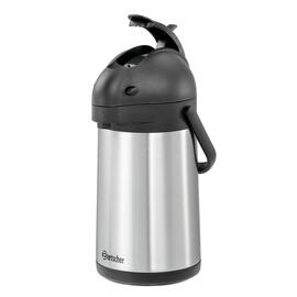 vacuum pump jug 1.9 ltr stainless steel  H 335 mm product photo  S