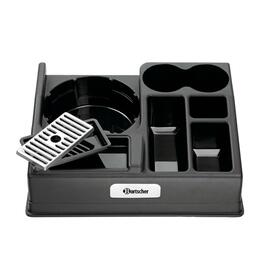 coffee station 1190 5 compartments black  L 440 mm  B 340 mm  H 145 mm product photo  S