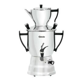 samovar silver coloured 1.2 ltr 230 volts  H 490 mm product photo  S