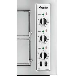 pizza oven NT 502  • 2 x 4 pizzas Ø 25 cm  • 400 volts product photo  S