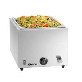 water bath | bain marie gastronorm - 200 mm  • 1200 watts | drain tap product photo  S