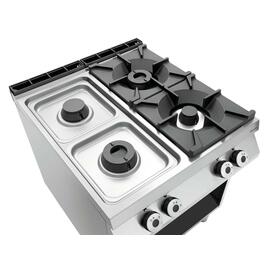 4 burner gas stove 24.5 kW | open base unit product photo  S