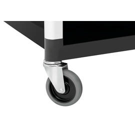 serving trolley | clearing trolley TSA300V black | 3 shelves L 1000 mm W 495 mm H 920 mm product photo  S