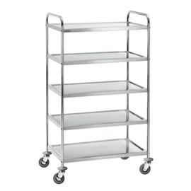 serving trolley  | 5 shelves  L 920 mm  B 600 mm  H 1540 mm product photo  S
