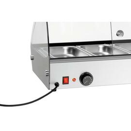 hot countertop showcase R4 4 x GN 1/3 500 watts 230 volts  L 775 mm  B 420 mm  H 335 mm product photo  S