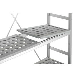 rack system Kit 4, B1070 plastic aluminium 1142 mm 360 mm  H 1800 mm shelf load 50 kg bay load 500 kg product photo  S