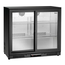 bar fridge 176L black | static cooling product photo  S