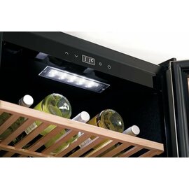 wine refrigerator 2Z 126 FL black  | glass door product photo  S