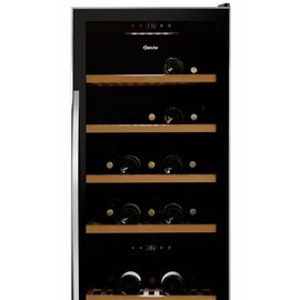 wine refrigerator 2Z 180 FL black  | glass door product photo  S