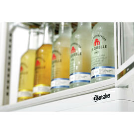 refrigerated mini vitrine white 78 ltr 230 volts | 3 shelves product photo  S