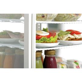 refrigerated mini vitrine white 78 ltr 230 volts | 3 shelves product photo  S