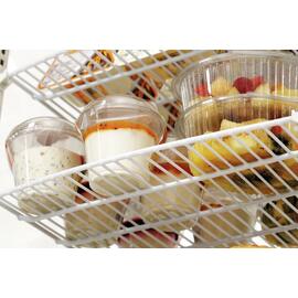 refrigerated mini vitrine white 86 ltr 230 volts | 3 shelves product photo  S