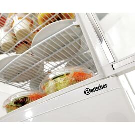refrigerated mini vitrine white 86 ltr 230 volts | 3 shelves product photo  S