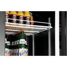 glass doored refrigerator 300L black | glass wing door | convection cooling product photo  S