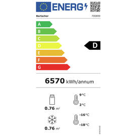 fridge-freezer 820L black | convection cooling product photo  S