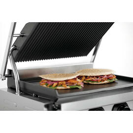 contact grill Panini-MDI 1GR | enamelled cast iron • smooth • grooved product photo  S