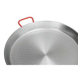 paella pan STP340  • steel  Ø 340 mm | 340 mm  x 450 mm  H 45 mm | red lacquered handles product photo  S