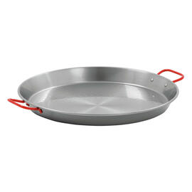 paella pan STP460  • steel  Ø 460 mm | 655 mm  x 465 mm  H 50 mm | red lacquered handles product photo  S