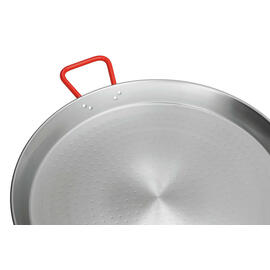 paella pan STP600  • steel  Ø 600 mm | 780 mm  x 600 mm  H 55 mm | red lacquered handles product photo  S