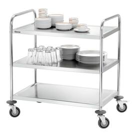 serving trolley | transport cart TS 301  | 3 shelves  L 920 mm  B 600 mm  H 945 mm product photo  S