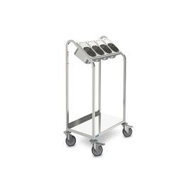 cutlery trolley | tray trolley BTW 4GN/100TA  H 1290 mm product photo