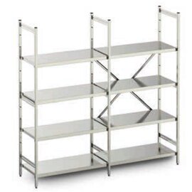 standing rack NORM 5 | 1500 mm 600 mm H 1800 mm | 3 closed shelf board(s) shelf load 150 kg product photo