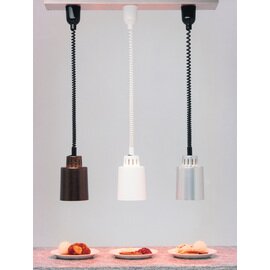 heat lamp row stainless steel aluminium copper black | light colour red  Ø 150 mm  L 600 mm product photo
