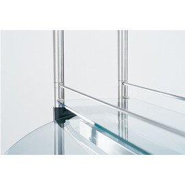 SKS3SKSM3_12_2 Hustenschutz für Linienmodule, einseitig, 8 mm stark, bis zur Abdeckung herabgezogen, ohne Durchreiche,  für MIKADO Kaltbuffet-Wagen SKS-3 u. SKM-3 product photo