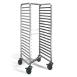 shelved trolley RWRR 161 | wheel details plastic product photo