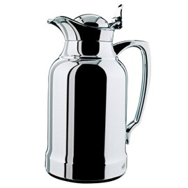 vacuum jug 0.65 ltr brass vacuum -  tempered glass hinged lid product photo