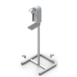 disinfectant dispenser | soap dispenser floor model arm lever 400 mm x 400 mm H 1300 mm product photo