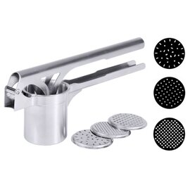 potato press stainless steel  Ø 80 mm  L 315 mm product photo