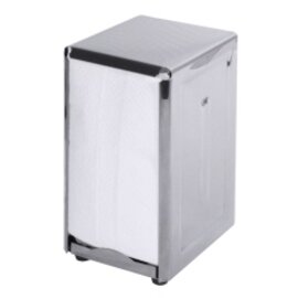 napkin dispenser 18/0 rectangular | 100 mm x 120 mm H 190 mm product photo