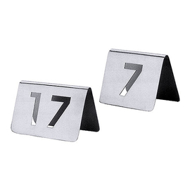 table number sign 126 | stainless steel product photo