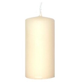 pillar candles cream coloured round  Ø 50 mm  H 100 mm | burning period 15 hours product photo