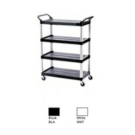 multi-purpose trolleys X-Tra black  | 4 shelves  L 1032 mm  B 508 mm  H 1295 mm product photo