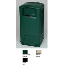 container Junior LANDMARK 132.5 ltr plastic black 2 flaps  L 545 mm  B 516 mm  H 1043 mm product photo