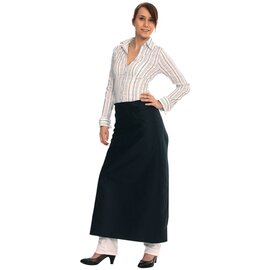 bistro apron polycotton black L 1000 mm product photo