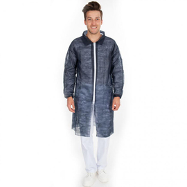 visitor Coat ECO with zipper XXXXL PP fleece 30g/m² blue L 1100 mm product photo