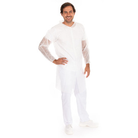 visitor Coat ECO M PP fleece white L 1000 mm product photo