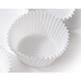 baking capsule white Ø 26 mm H 16 mm product photo  S