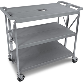 folding trolley grey L 1016 mm W 520 mm H 1010 mm product photo