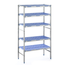 complete rack 1750 Roste | 5 levels | T 400 mm | L 690 mm | PP ste blue product photo