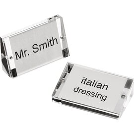 sign holder stand 90 mm x 30 mm H 55 mm | 2 pieces product photo  S
