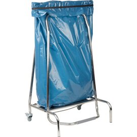 pedal bin bag holder stainless steel  L 590 mm  B 430 mm  H 960 mm product photo  S