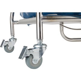 pedal bin bag holder stainless steel  L 590 mm  B 430 mm  H 960 mm product photo  S