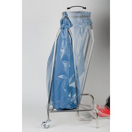 pedal bin bag holder stainless steel  L 590 mm  B 430 mm  H 960 mm product photo  S